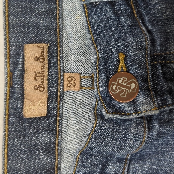 See Thru Soul Y2K Low Rise Jeans - Picture 5 of 7